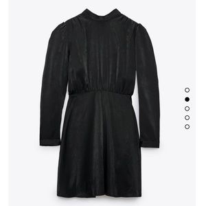 Zara Satin Effect Mini Dress